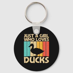 Chaveiro Design de Pato Engraçado Para Meninas Crianças Caç