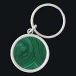 Chaveiro Design de pedra-verde-malaquita<br><div class="desc">Gemstone malaquita natural,  textura de rocha mineral verde,  gemas semimontológicas</div>