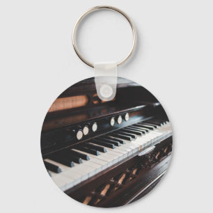 Chaveiro Design de Piano Bonito