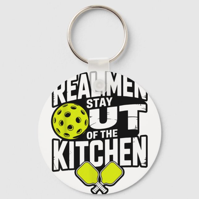Chaveiro Design de pickleball para homens meninos pickle ba (Frente)