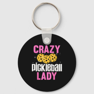 Chaveiro Design de pickleball único para mulheres meninas p