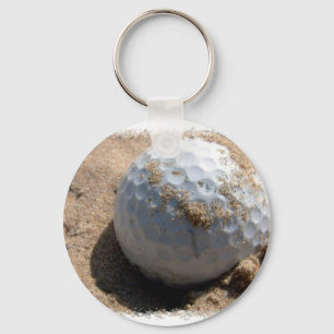Chaveiro Design de Ponta de Areia de Golfe