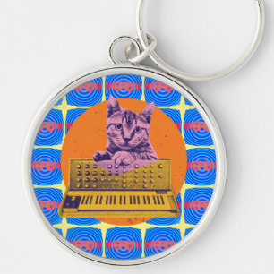 Chaveiro Design de Produtor de Música de Sintetizador de Ga