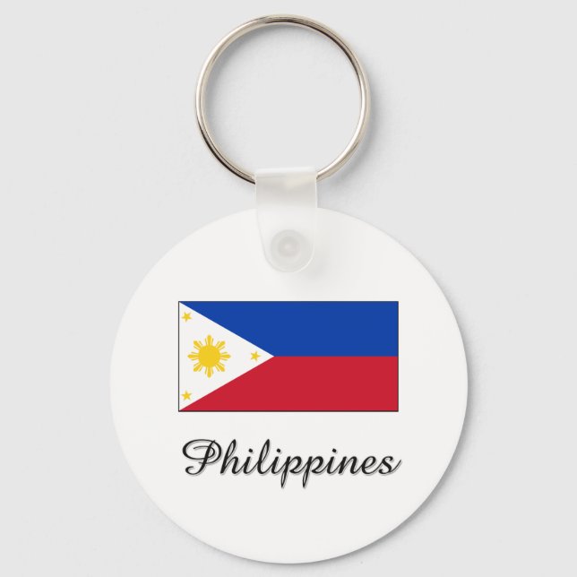 Chaveiro Design de Sinalizador das Filipinas (Frente)