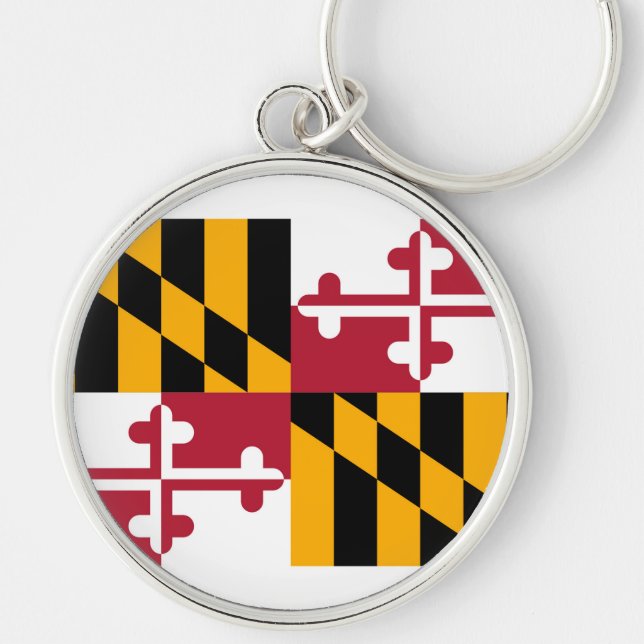 Chaveiro Design de Sinalizador do Estado de Maryland (Frente)