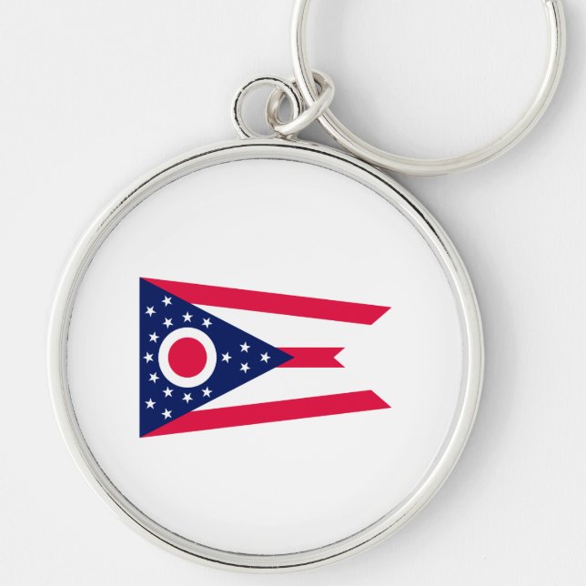 Chaveiro Design de Sinalizador do Estado de Ohio (Frente)