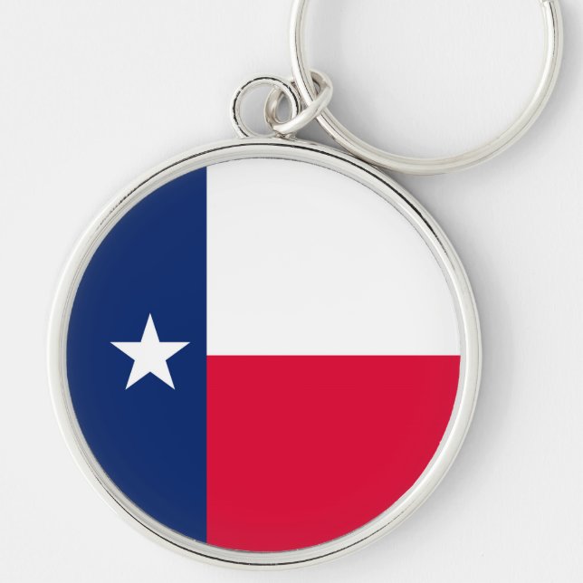 Chaveiro Design de Sinalizador do Estado do Texas (Frente)
