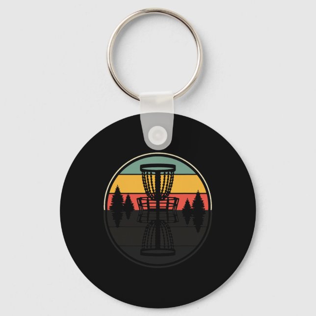 Chaveiro Design de Sombre Engraçado Disco de Golfe Frisbee  (Frente)