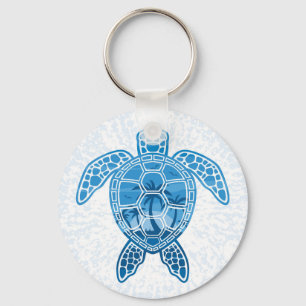 Chaveiro Design de Tartaruga do Mar das Ilhas Tropicais em