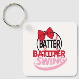 Chaveiro Design de "Troca de Bateria de Bateria de Beisebol