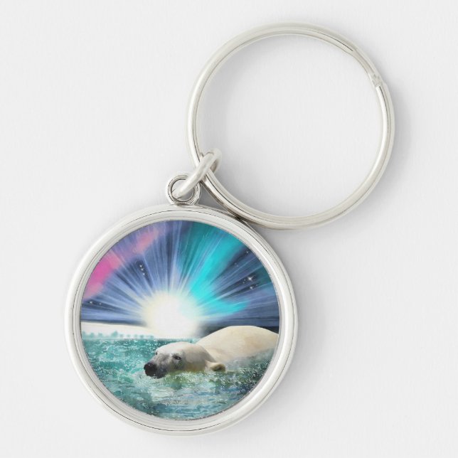 Chaveiro Design de Ursos para Animais e Animais Selvagens (Frente)