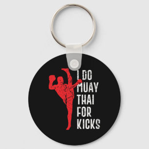 Chaveiro Design Divertido de Boxe Muay Thai e Esporte de Lu