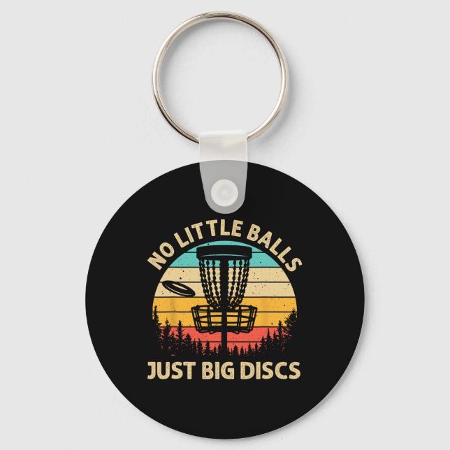 Chaveiro Design Divertido de Golfe de Disco para Homens Mul (Frente)