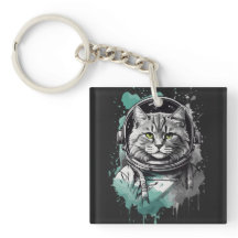 Design do Astronauta Verde Negro