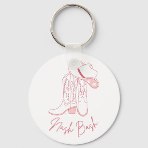 Chaveiro Design do Bachelorette de Nash Bach Botas de Cow