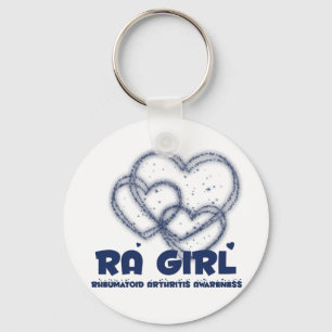 Chaveiro Design do coração da menina do RA:: Artrite