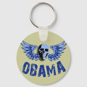 Chaveiro Design do crânio de Obama