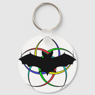 Chaveiro Design do Crescente Bat