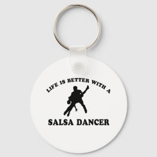 Chaveiro Design do dançarino da salsa