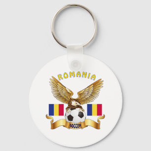 Chaveiro Design do futebol de Romania