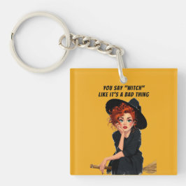 Chaveiro Design do Halloween da Bruxa Sassy