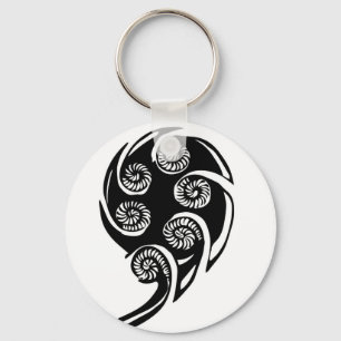 Chaveiro design do koru do aotearoa