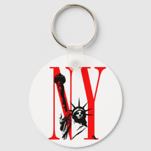 Chaveiro Design do logotipo da estátua da liberdade de New