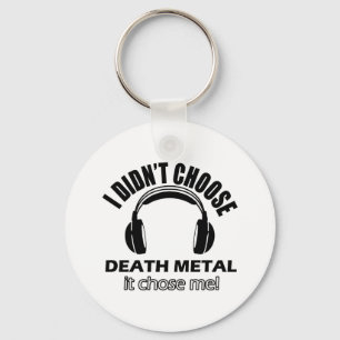Chaveiro design do metal da morte