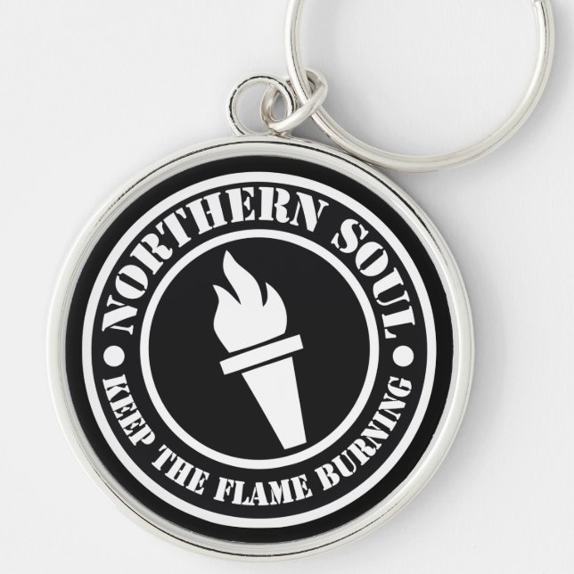 Chaveiro Design do norte retro do estilo da alma (Frente)