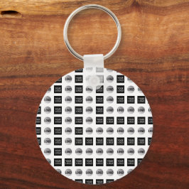 Chaveiro Design do padrão do logotipo Geométrico 2