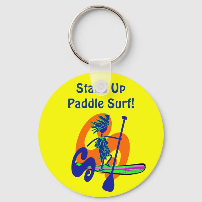 Chaveiro Design do Surf de junta para cima (Frente)