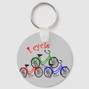 Chaveiro Design dos presentes do ciclista (andando de