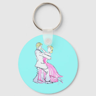 Chaveiro Design Gráfico dos Dançarinos Waltz