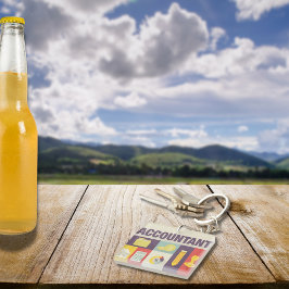 Chaveiro Design Icônico do Contador Profissional