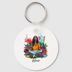 Chaveiro Design Inspirado em Zen Harmonia Yoga e Meditação