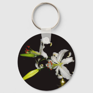 Chaveiro Design Irlandês - Coleção de Latão e Flores