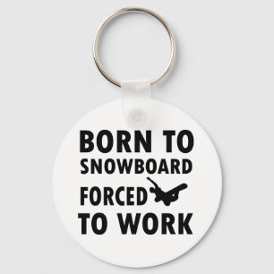 Chaveiro Design legal da snowboarding