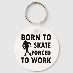 Chaveiro Design legal do skate de rolo