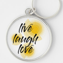 Chaveiro Design moderno, alegre e moderno viva Rindo o Amor