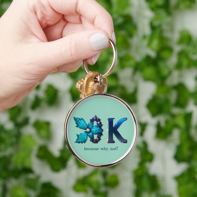 Chaveiro Design "OK" personalizado (Mão)
