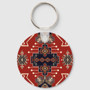 Chaveiro Design Ornamental Rug: Vintage Geométrico.