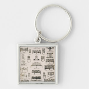 Chaveiro Design para assentos de jardim, 'de um compêndio