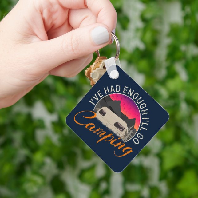 Chaveiro Design Para Férias De Camping Ou De Autohome (Mão)