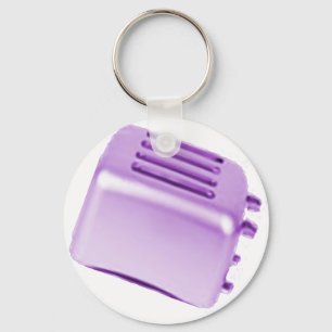 Chaveiro Design retro do torradeira do vintage - roxo