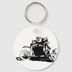 Chaveiro Design Sidecarcross simples