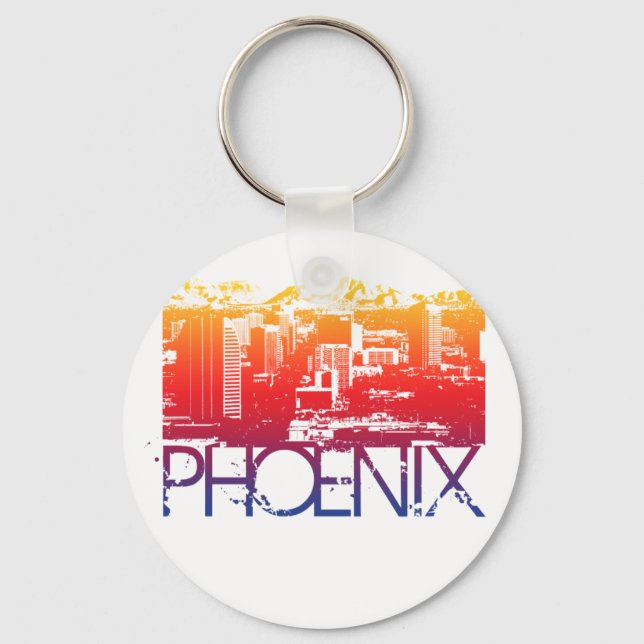 Chaveiro Design Skyline Phoenix (Frente)