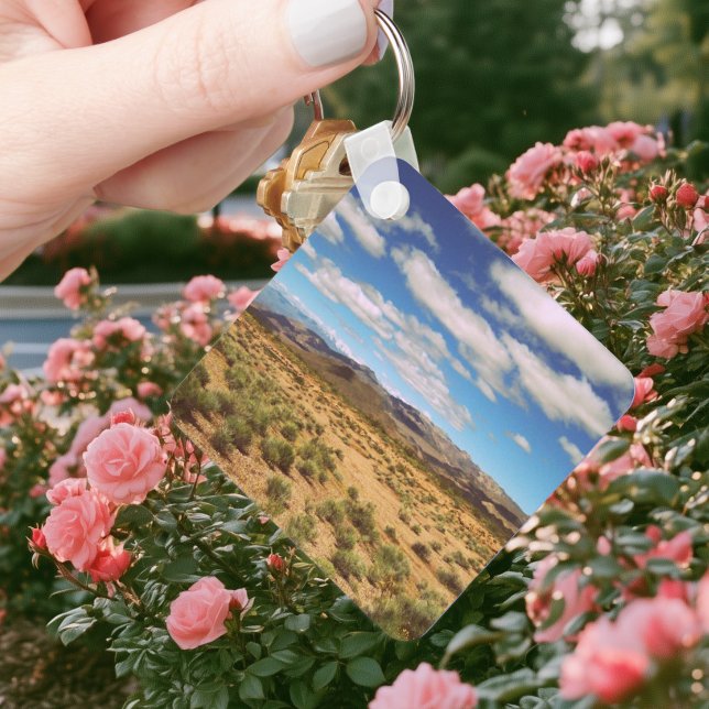 Chaveiro Design Sua Própria Foto De Dois Lados (Design Your Own Two-Sided Photo Keychain)