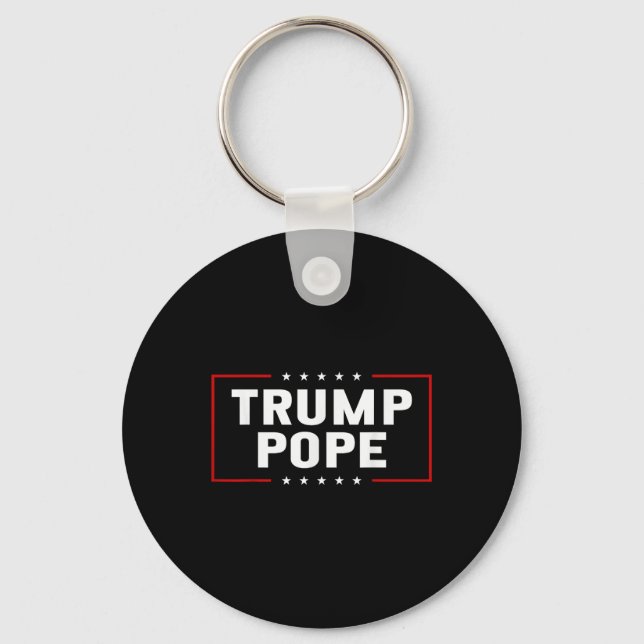 Chaveiro Design Trump Pope (Frente)