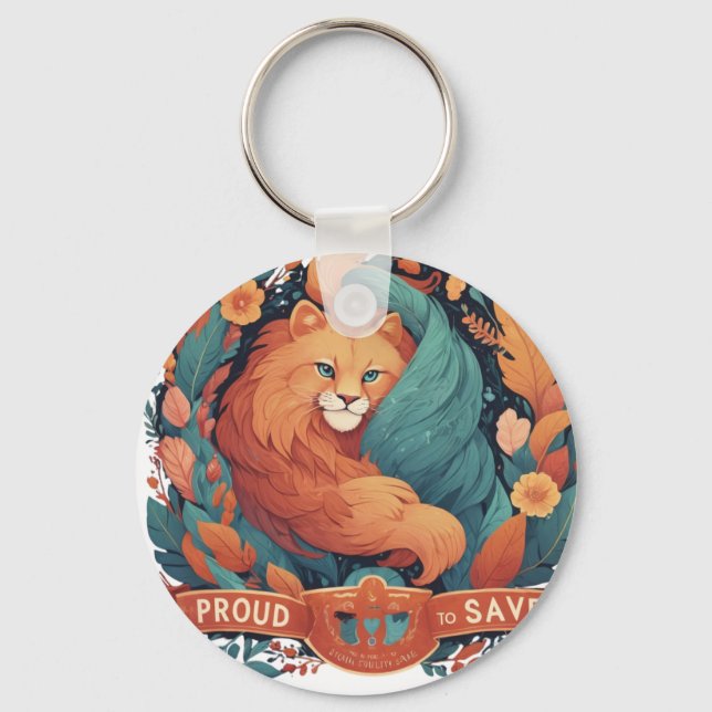 Chaveiro "Design unique de stéthoscope en forme de cœur  (Frente)