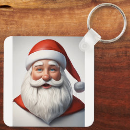 Chaveiro Designs de Cadeia de Chaves do Dreamy Santa Claus